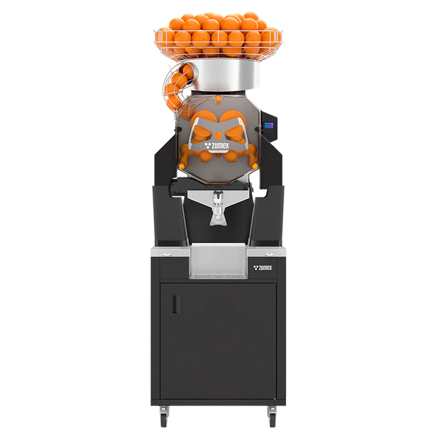 Zumex Speed S+Plus Self Service Orange Juicer Machine with Slim Black Podium 09962 — 40 Fruits/Minute