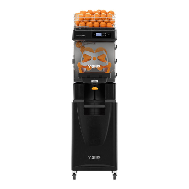 Zumex Versatile Star Orange Juicer Machine with Black Podium 11846 — 40 Fruits/Minute