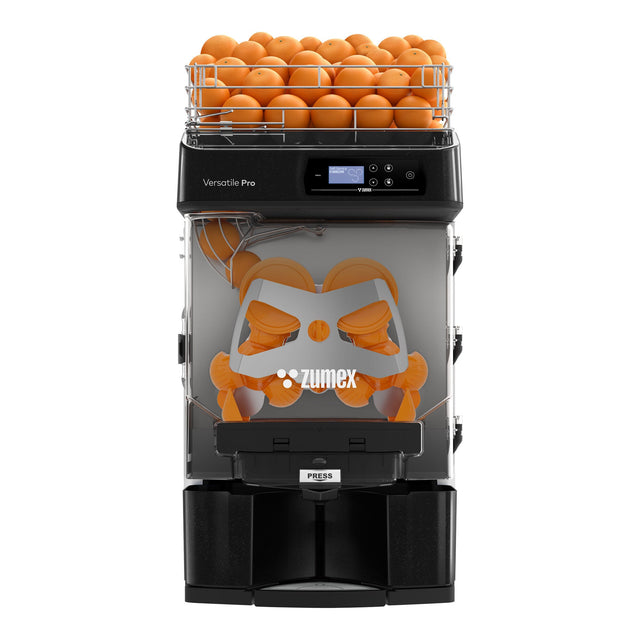 Zumex Versatile Pro Orange Juicer Machine 10216 — 27 Fruits/Minute, Black