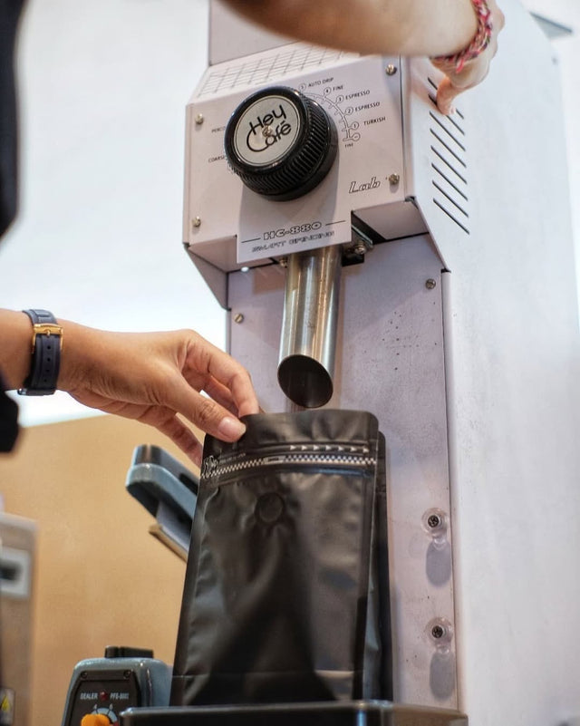 HeyCafe HC-880 LAB Coffee Grinder — White